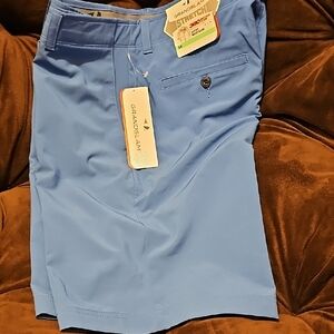 Grand Slam Blue Flat Front Athletic Shorts